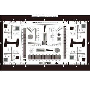 增强型ISO12233标准分辨率测试卡（0.5倍、1倍、2倍、4倍、8倍）4000线
