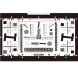 增强型ISO12233标准分辨率测试卡（0.5倍、1倍、2倍、4倍、8倍）4000线